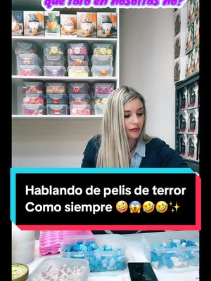 Otra tarde de domingo que hablamos de pelis de terror 🎬🎞️📽️🍿🍿📼#waxmelts #regalo #turmalinamagica #pedidos #lanmelts