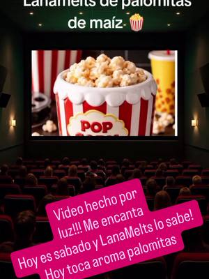 Gracias Luz!!!! Me encanta !!! Hoy es sabado y se pone LanaMelts con aroma a Palomitas !🍿🍿🍿🍿#palomitasdemaiz #regalo #waxmelts #lanamelts #waxmelt